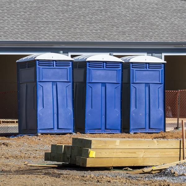 what is the expected delivery and pickup timeframe for the portable toilets in Spring Lake NC